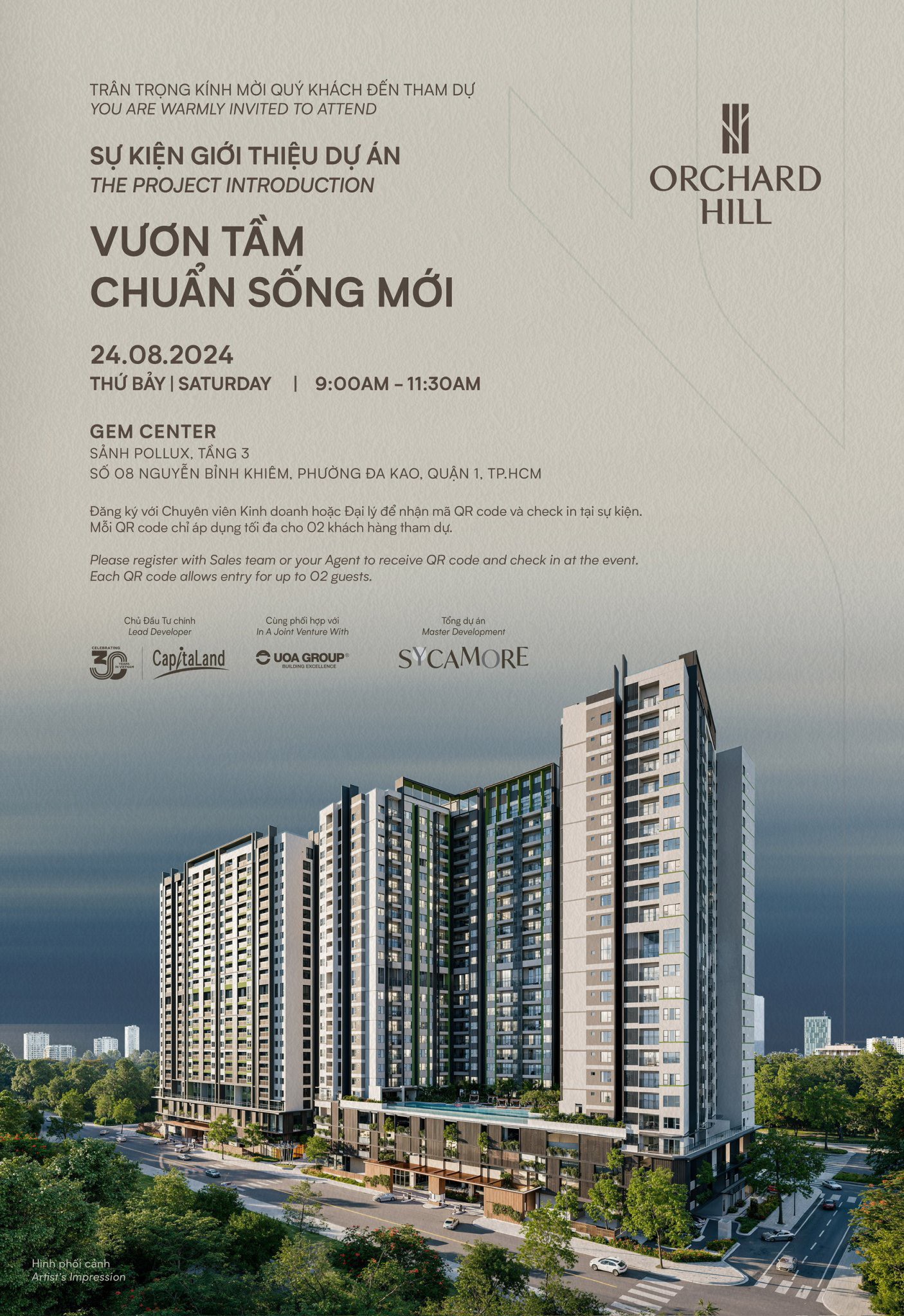 Sự kiện giới thiệu Orchard Hill @Sycamore